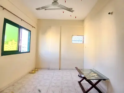 Spacious 2bhk apartment available split ac central gas family building with balcony in al nabba