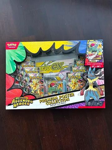 Pokemon TCG Ascended Heroes Lucario poster collection