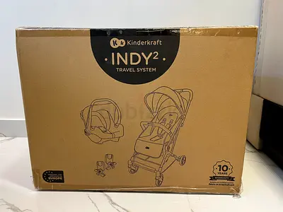 Brand New Kinderkraft INDY2 Travel System + MINK Car Seat – Unopened