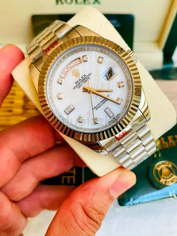 💯🤍This is a Rolex full automatic 41 mm master quality Japan machine Oyster Perpetual Day-Date feat