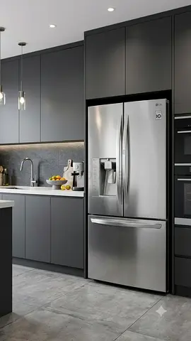 LG French Door Refrigerator – Bottom Freezer Drawer | Stainless Steel Finish