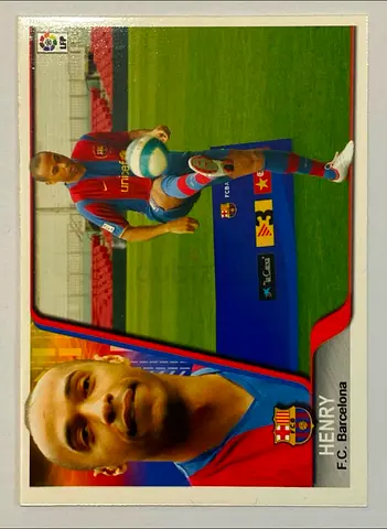 Thierry Henry 2007-08 Mundicromo Ediciones Estadio Liga 36