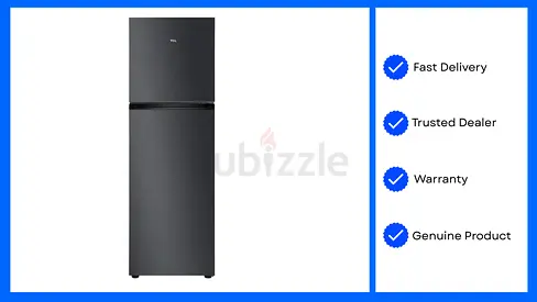 TCL Fridge Double Door Refrigerator 480L Brand New Grey
