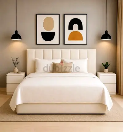 King siza velvet bed with madical mattress