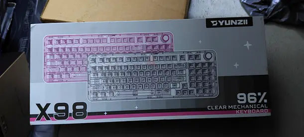 Yunzii X98 96% Clear Mechanical Keyboard - Brand New in Box