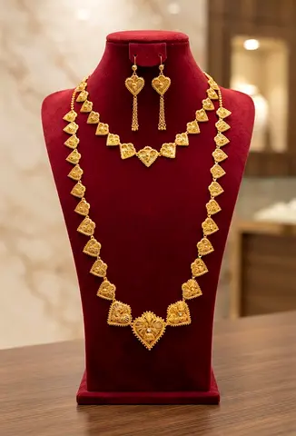 Premium Gold plated jewellery set