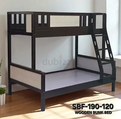 Brand new kids bed bunker Wooden Bunk Bed Frame and including mattres good quality