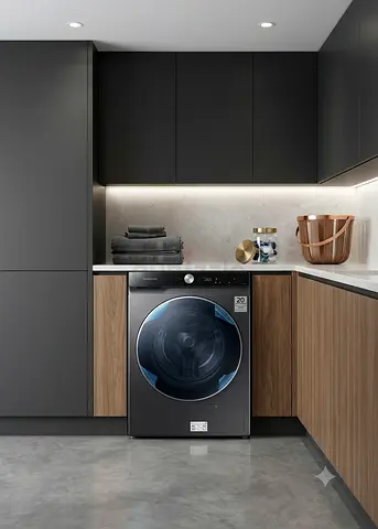 Samsung Bespoke AI Front-Load Dryer – Hybrid Heat Pump Technology | Premium Design
