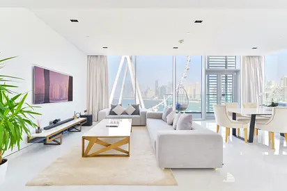 Bluewaters - Spectacular 3+1 BR condo facing THE DUBAI EYE - Special offer - Cleaning Included