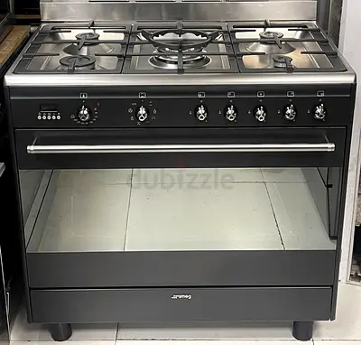 Smeg top gas oven electric 90x60cm