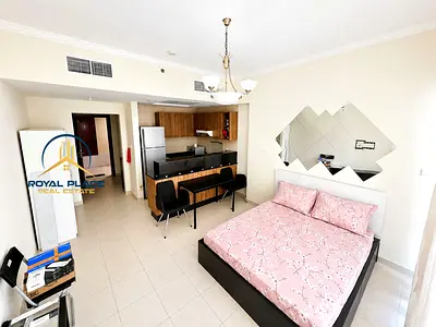 Fully Furnished Studio | Vacant & Ready to Move In | Burj Al Nujoom | 4 Cheques