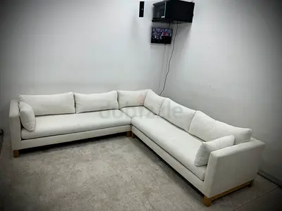 Excellent perfect condition crate&barrel corner sofa