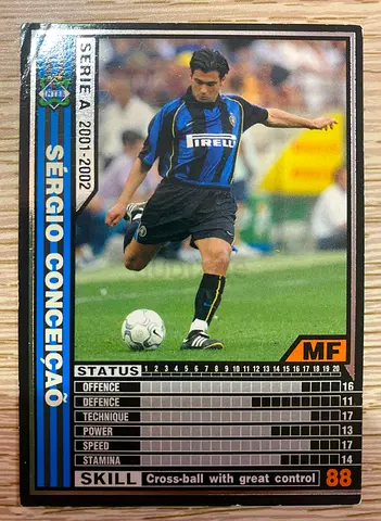 Sergio Conceicao - 2001-02 Panini/Sega World Club Champion Football Serie A Version 1 87