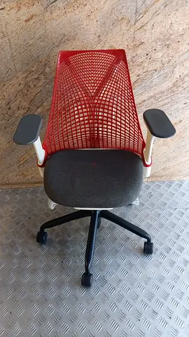 For Sale Red Herman Miller Sayl Chair Fully Loaded Adjustable Armrest Posture Fit