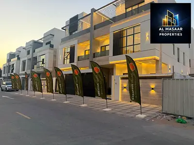 Luxury villa for sale, 3750 sq ft, in the Al-Talla area – exceptional location on the main street | behind a mosque and all amenities | 5 master bedro