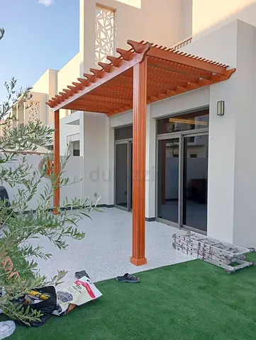 Wooden pergola