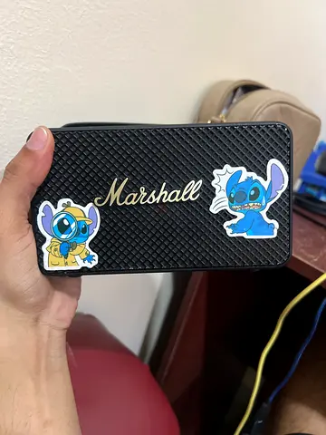 Marshall Emberton Portable Bluetooth Speaker - Black (With Stickers)