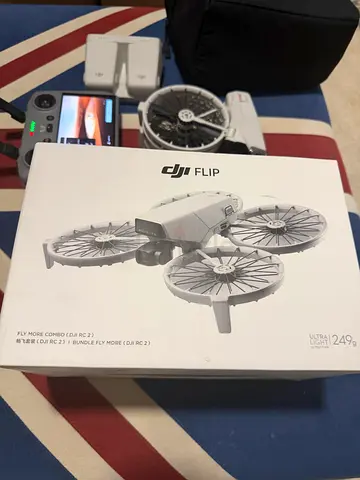 DJI Flip Drone with Controller and Accessories - Like New