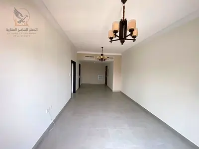شقة غرفتين وصالة للإيجار السنوي في الحميدية بجانب جامعة عجمان وأمام محكمة عجمان مع غرف ماستر وغرفة استور وجيم خاص داخل التاور وموقع عملي للسكن العائلي