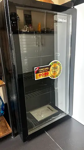 Nobel glass door mini fridge / beverage cooler - Never been used