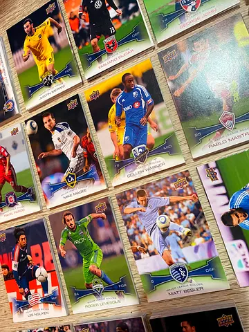 2012 Upper Deck MLS Bundle - 199 hobby cards included.