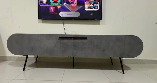 Tv unit gray color
