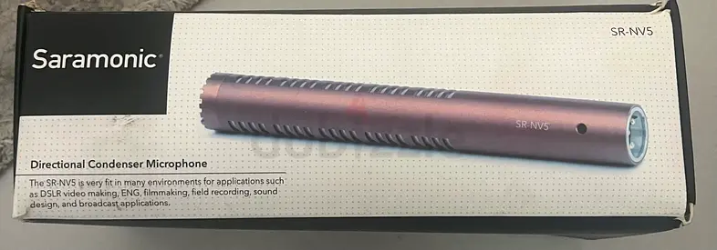 Saramonic SR-NV5 Directional Condenser Shotgun Microphone - New in Box