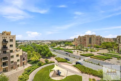 1-Bedroom Apartment | Al Thamam 07 | Balcony & Community Views