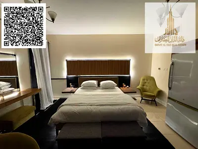 استديو للبيع بالعفش والأثاث في أبراج الأورينت (Orient Towers) - عجمان