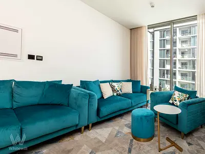 Fully Furnished | Vacant | Community View | 1BR + Study
