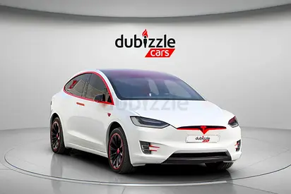 AED 1638/month | 2017 Tesla Model X 75D | GCC Specs | Ref#510881