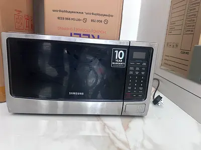 Samsung Stainless Steel Microwave - Good Working Condition