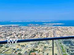 High Floor | Sea and Partial Burj Khalifa View