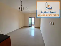 Spacious studio, balcony, separate kitchen, central AC, parking, owner maintenance, prime Al Nuaimiy