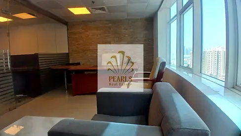 Vacant Office for Sale in Horizon Towers | 940 Sqft | 7th Floor | Fully Furnished, Partitioned & Ready | Parking Space | Annual Income AED 50K–55K | F