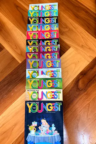 Set of 'The Youngest' children's books - 10 colorful issues