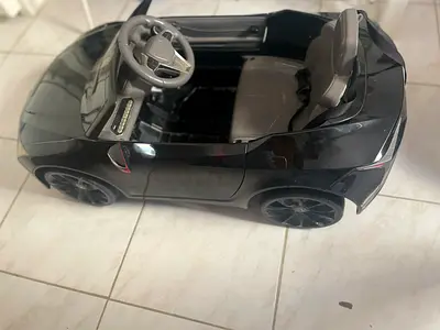 Kids Electric Ride-On Sports Car in Black