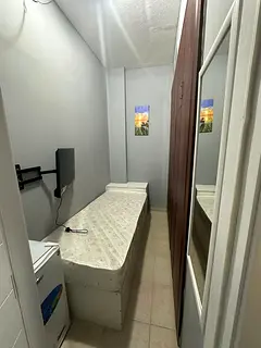 2 mnts from metro Single partition with big wardrobe & smart TV & fridge