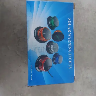 Solar Powered LED Warning Security Lights (New in Box)
