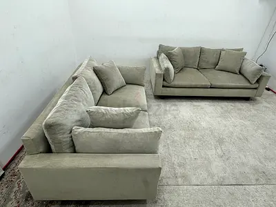 Great condition west elm sofa set