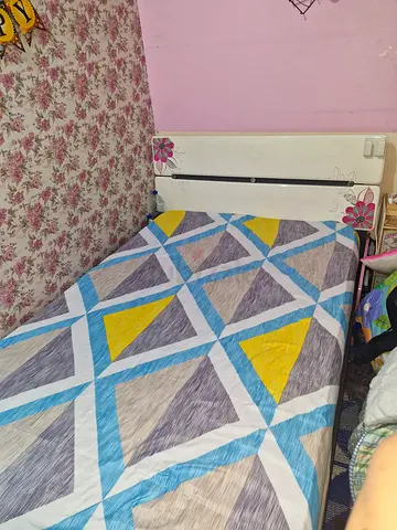 Single bed with headboard and mattress - good condition