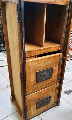 Vintage Solid Wood Entertainment Unit From Denmark. AED. 1,800 Only!