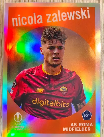 1959 Topps 59-3 Nicola Zalewski RC - 2022-23 Topps Chrome UEFA Club Competitions