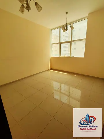 "Cheapest 1BR apt in Al Qasimia Al Mahatta. 27k, easy pay, central AC/gas. Large space, free maintenance. Premium location with easy access to Dubai."