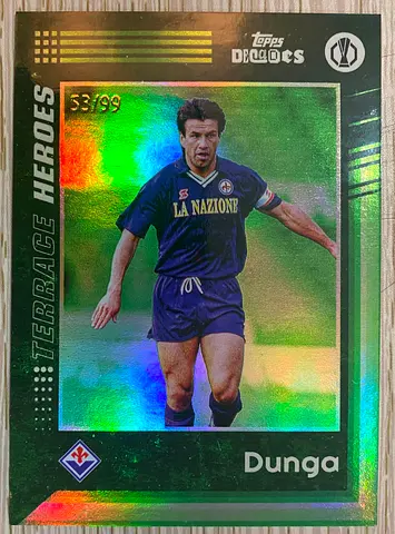Terrace Heroes Green NNO Dunga SN99 - 2025 Topps Decades UEFA Club Competitions 1990's