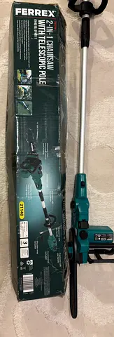 ChainSaw with telescopic pole up to 2.37m