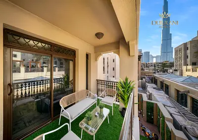 Beautifully Furnished 2BR | Burj Khalifa Views | Well maintained