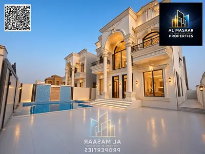 متاح فلل تصميم كلاكسيك طابقين و رووف مع مسبح خاص  مساحة الارض  5000 قدم على شارع الشيخ عمار الرئيسى تملك حر لجميع الجنسيات