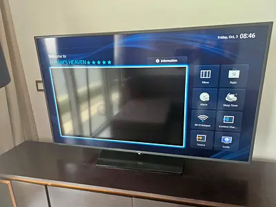 Smart led samsung tv used few times