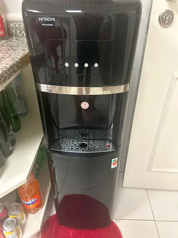 Hitachi Standing Water Dispenser - Black, Working Condition